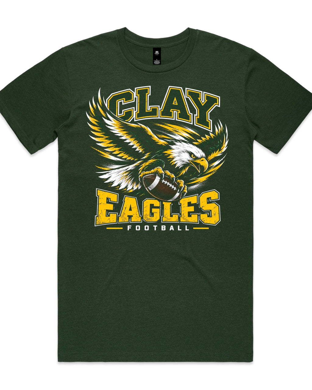 Clay Eagles Mascot Football Gear
