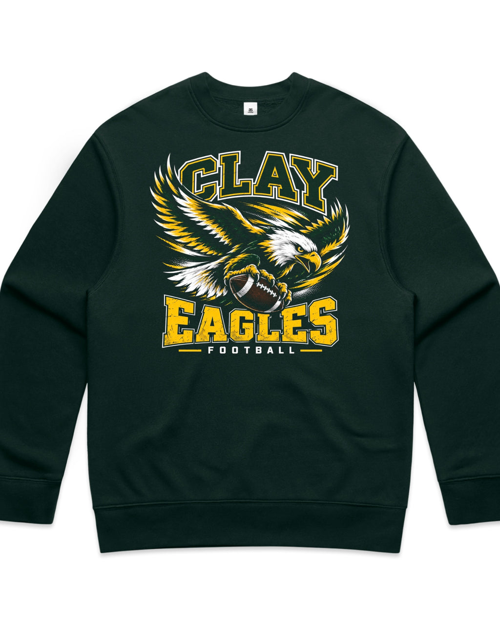 Clay Eagles Mascot Football Gear