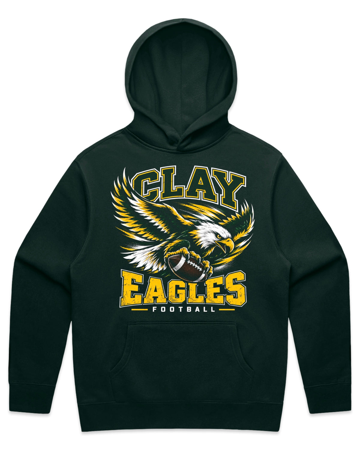 Clay Eagles Mascot Football Gear