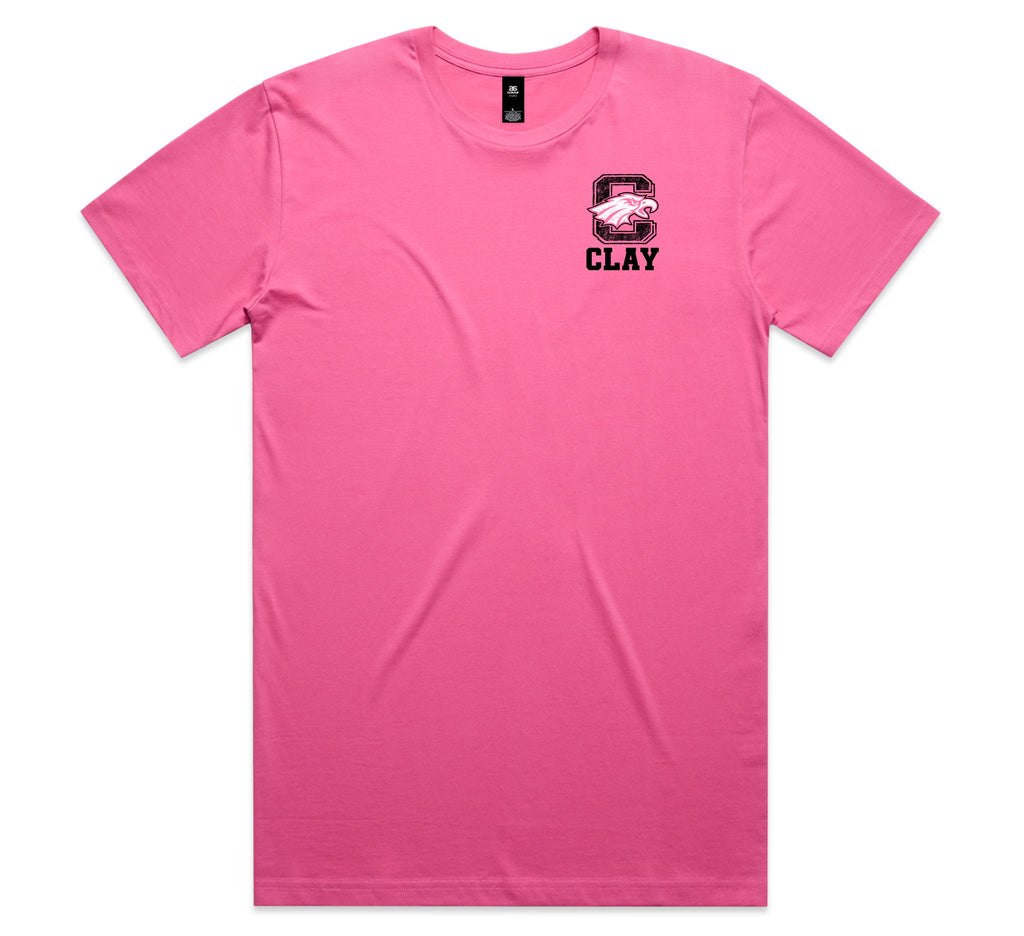 Clay Eagles Breast Cancer Awareness Tee