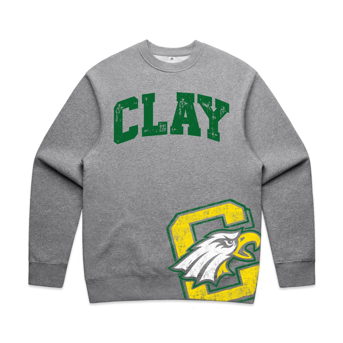 Clay Eagles Large Logo Crew