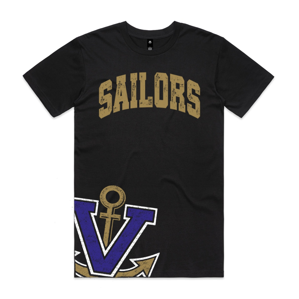 Vermilion Sailors Large Logo Tee
