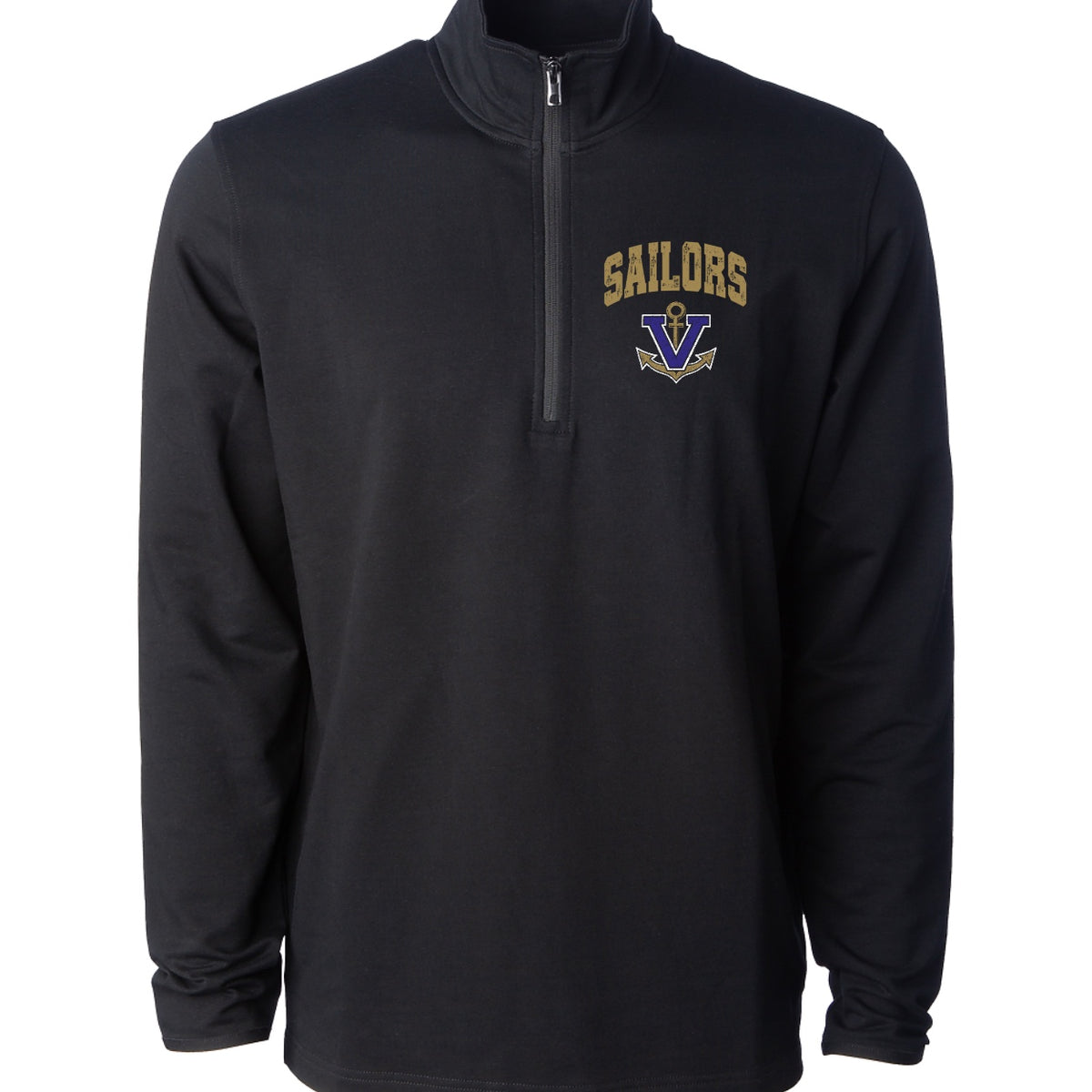 Vermilion Sailors Name & Logo 1/4 Zip
