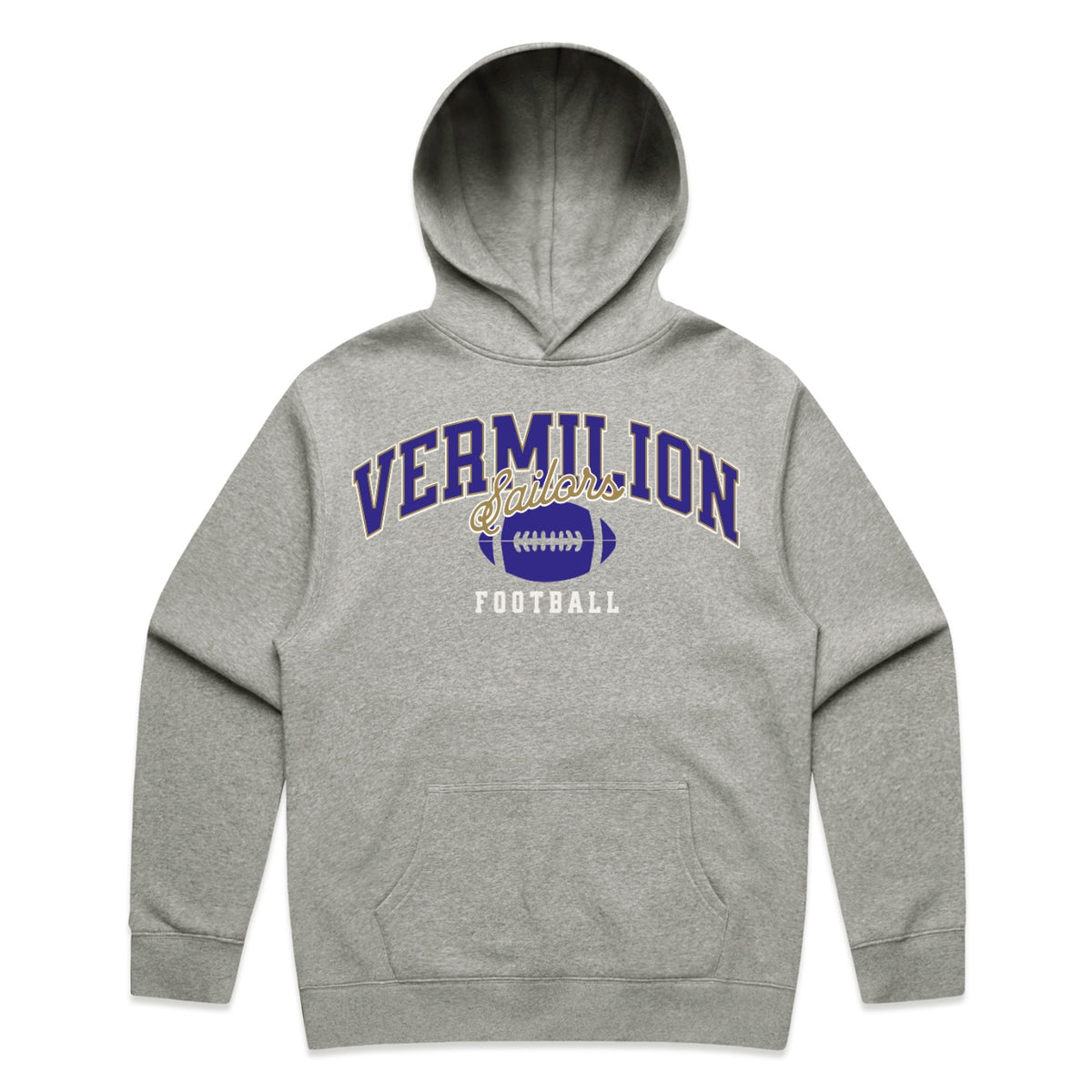 Vermilion Sailors Football Hoodie