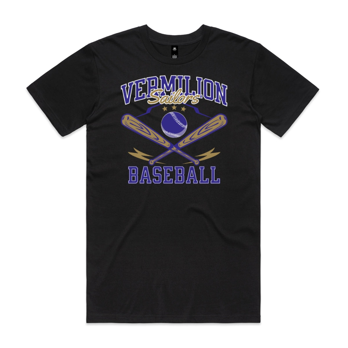 Vermilion Sailors Baseball Tee